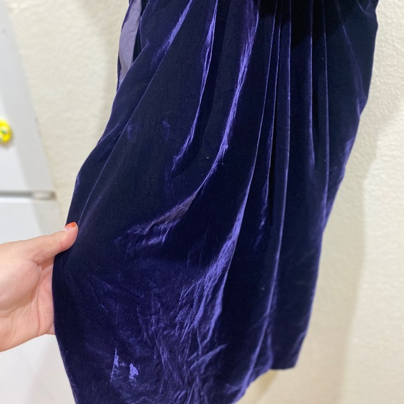 Vintage Jean Paul Gaultier Velvet Dress Size 6 - Picture 8 of 13